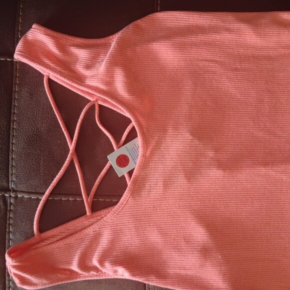 Women's Plus Size 3X Body Dress Peach Color - Picture 2 of 4